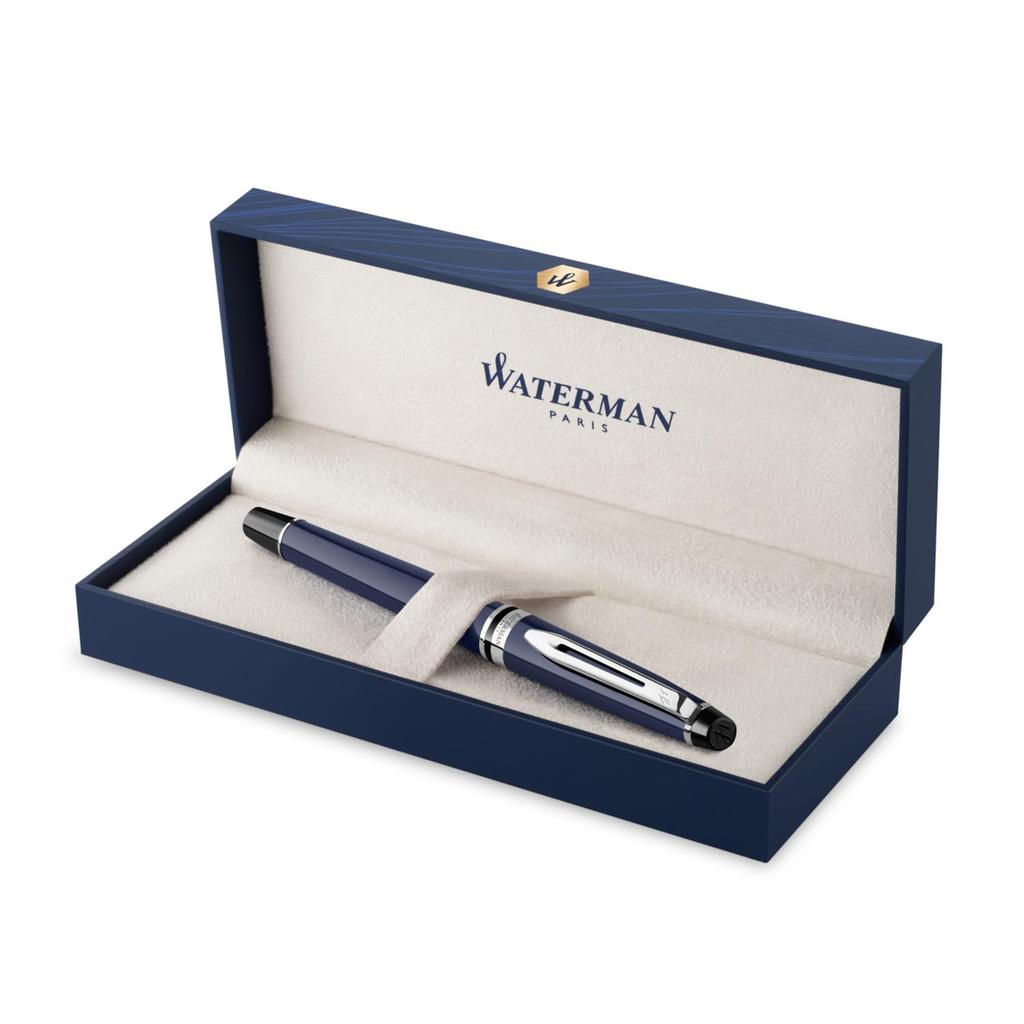 WATERMAN Fountain Pen Expert Essential Blue CT Fine Nib Gift Box Gift Luxury Official Import 2214317