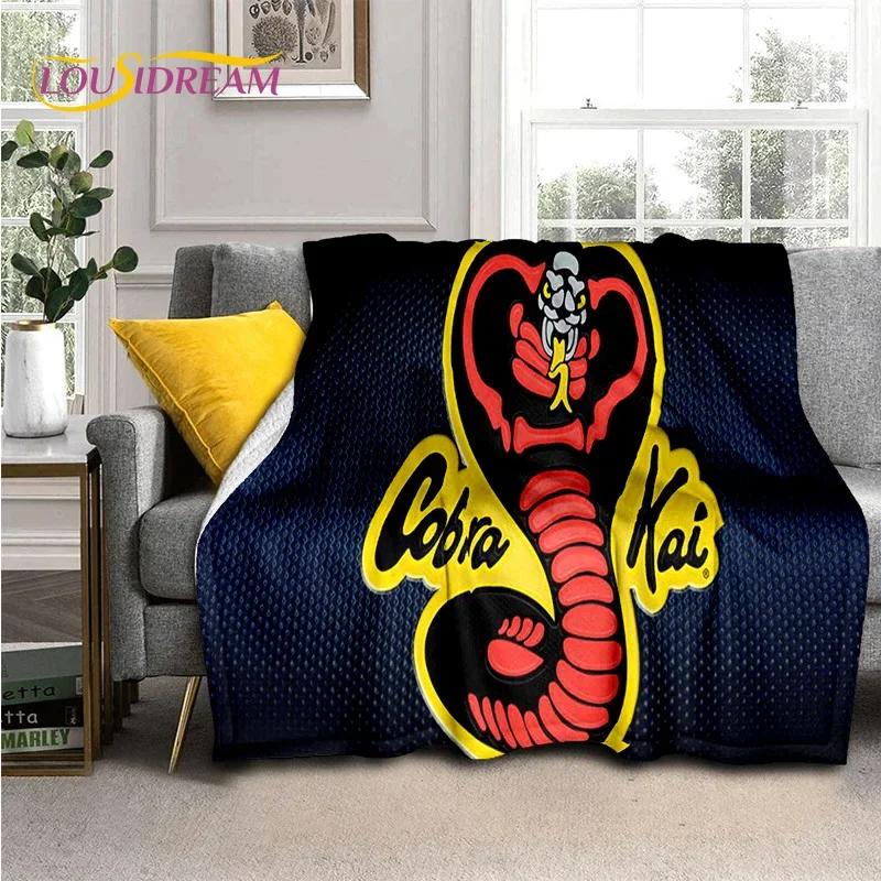 3D Cobra Kai Classics TV Amanda Karate Soft Flannel Blanket for Beds Bedroom Sofa Picnic,Throw Blanket for Cover Outdoor Leisure