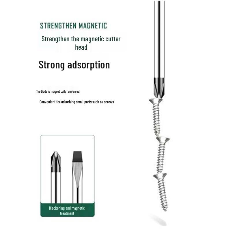 Gourd Pattern Magnetic Phillips & Flathead Screwdriver Set