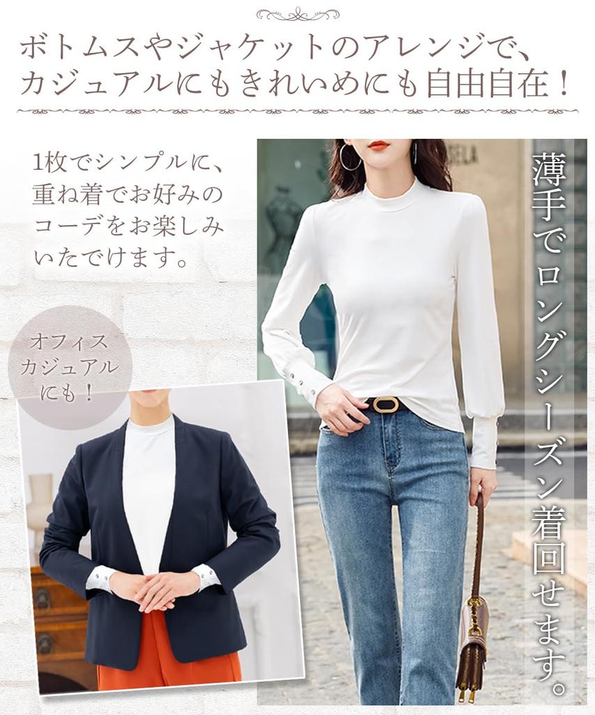 three Joy Women's Long Sleeve Fleece-Lined Golf Polo Shirt, Black, Size L