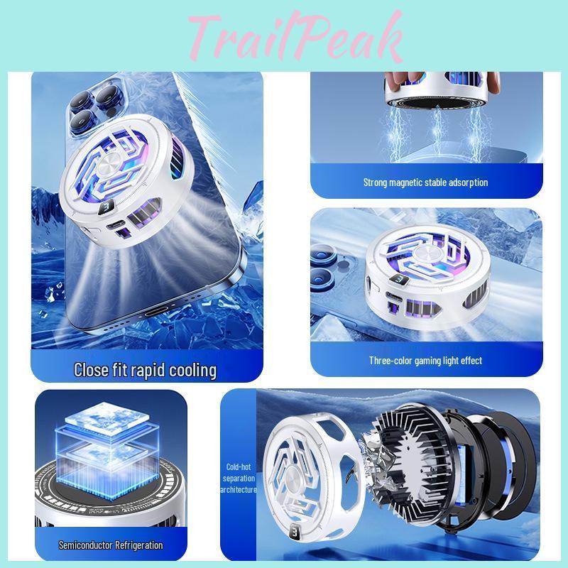 Phone Magnetic Icing Semiconductor Cooler Heat Dissipation Clip For Gaming Streaming