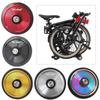 High Strength Mudguard/Fenders Wheel for Brompton Folding S Aluminum Alloy Folding Bike Wheels with Steel Ball Bearing Hub