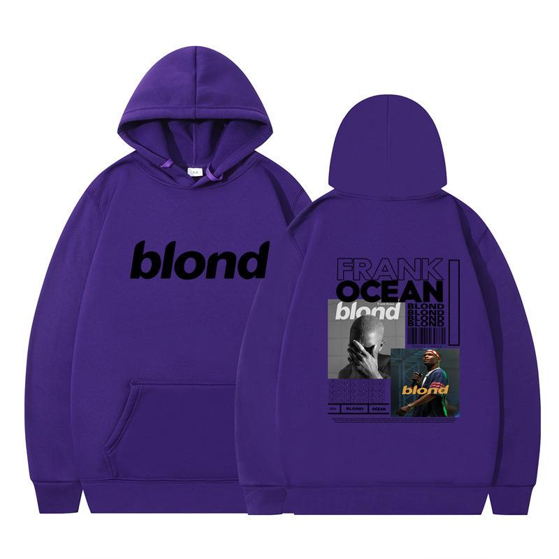 2024 Außenhandel Neu Blond Grenzüberschreitend Herbst/Winter Neu Fleece Lässig Kapuzenkragen Unisex Kapuzenpullover