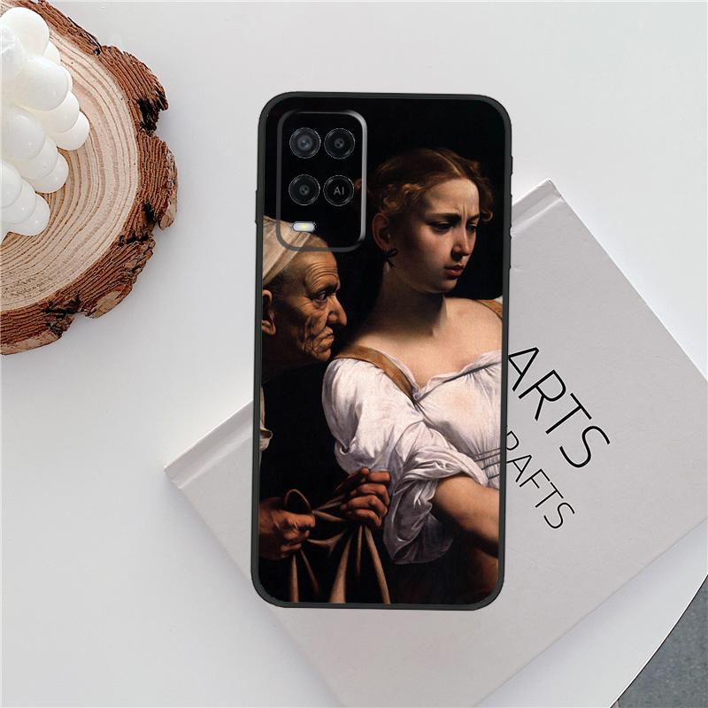 Judith Beheading Holofernes Case For Oppo A15 A80 A60 A40 A94 A54 A98 A78 A18 A38 A58 A16 A76 A96 A17 A77 A74 A57S Cover OPPO A58 4G