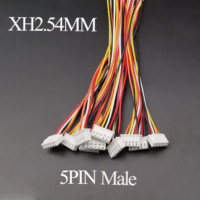 10PCS Micro JST XH 2.54 2P 3P 4P 5P 6PIN Male Female Plug Connector 2.54mm Pitch With Wire Cable Battery Charging Cable
