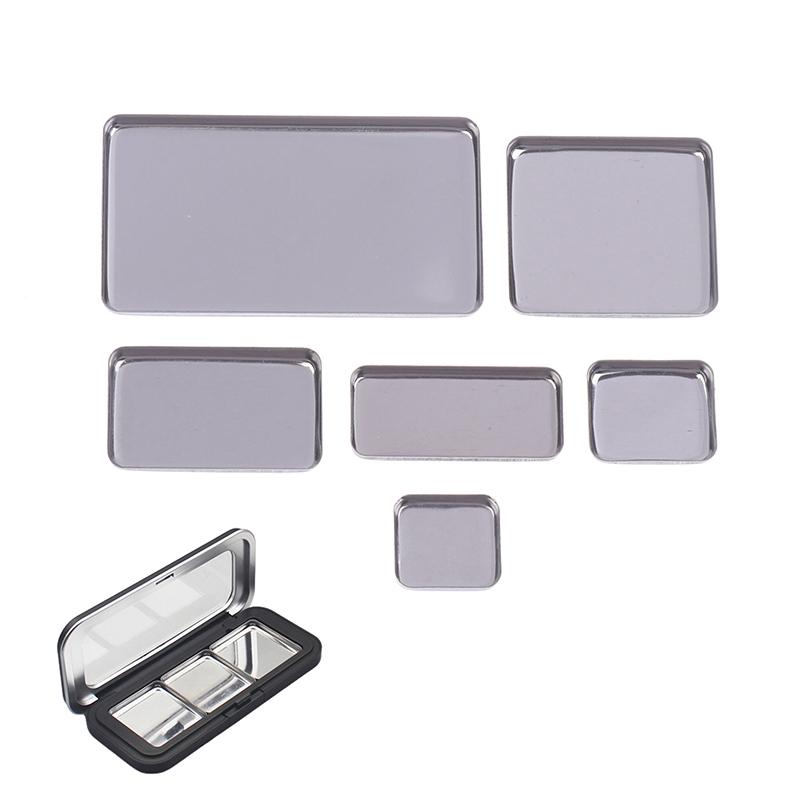 5/10 pezzi Lattine Vuote per Ombretti Palette Trucco Palette Quadrate Vuote Scatole di Ferro Lattine per Cipria