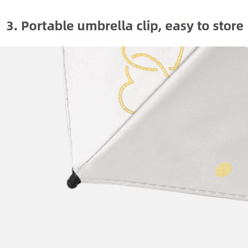 Ultraviolet Protection Pocket Rain Umbrella Ultralight Sun Shade Umbrella Sun Umbrella  Summer