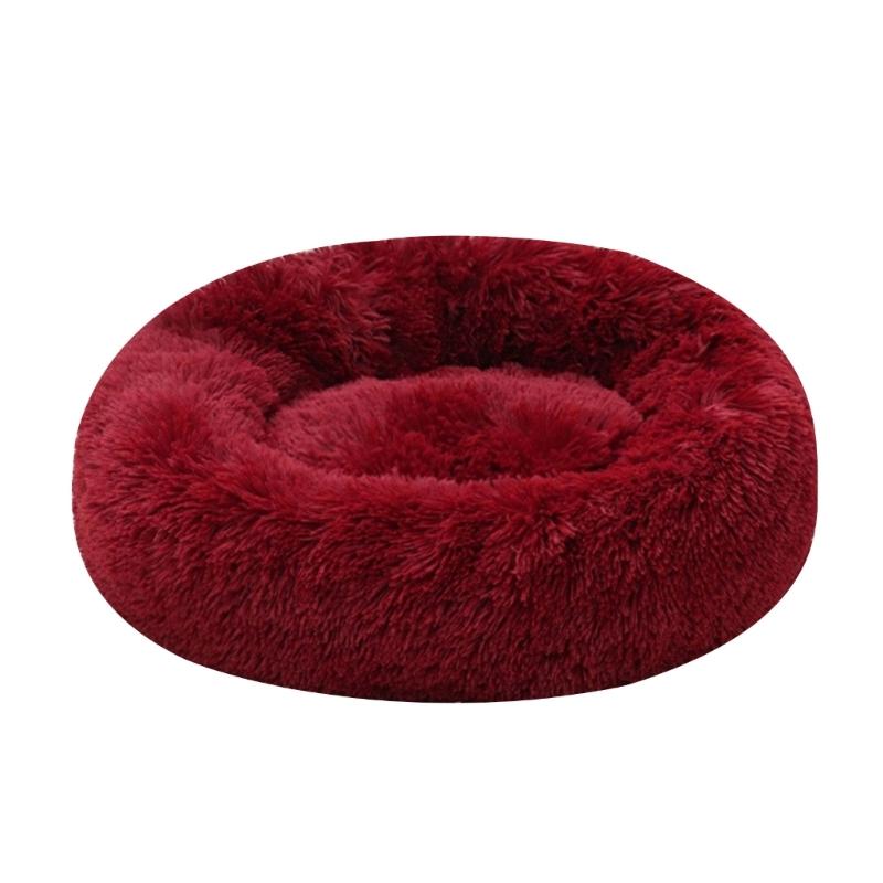 Cat Bed for Indoor Cat Winter Soft Round Sofa Bed Handmade for Small Kitten