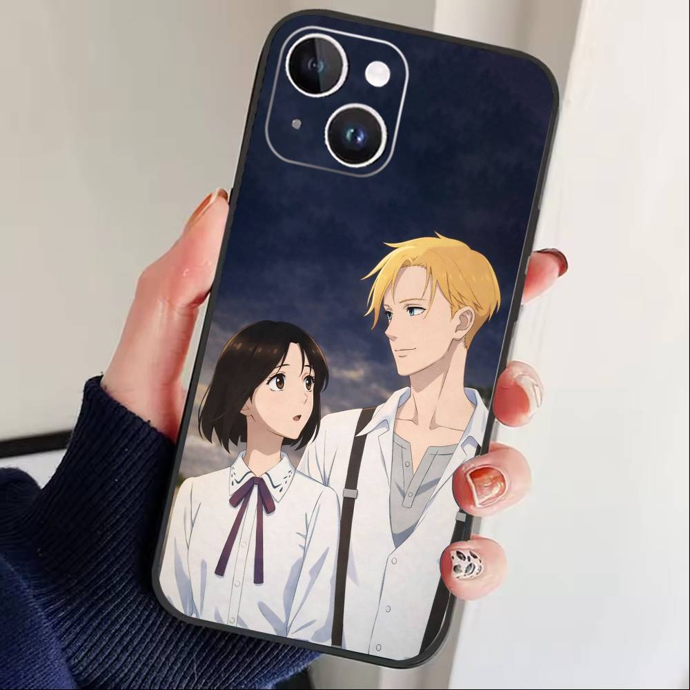 Anime O-Athanasia Phone Case For iPhone17,16,15,14,13,12 Plus,Max Soft Silicone Black Cover