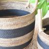 Functiaonl Woven Plant Basket Stable Flower Planter Decorative Pots Cover and Closet Storage Bin for Home or Office