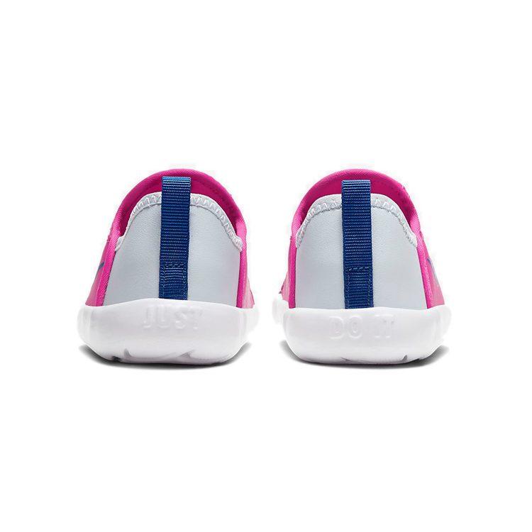 Nike Lil' Swoosh Low top Toddler Shoes Gray Pink Infant And Toddler AQ3113-605