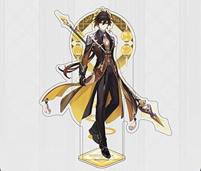 miHoYo Genshin Impact Liyue Harbor Series Character Acrylic Zhongli Stand