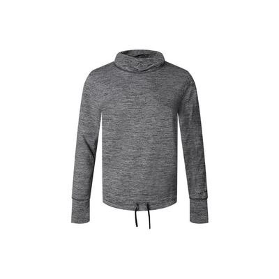 Solid Color Casual Pile Collar Long Sleeve T-Shirt Women Tops Gray CJ0154-010