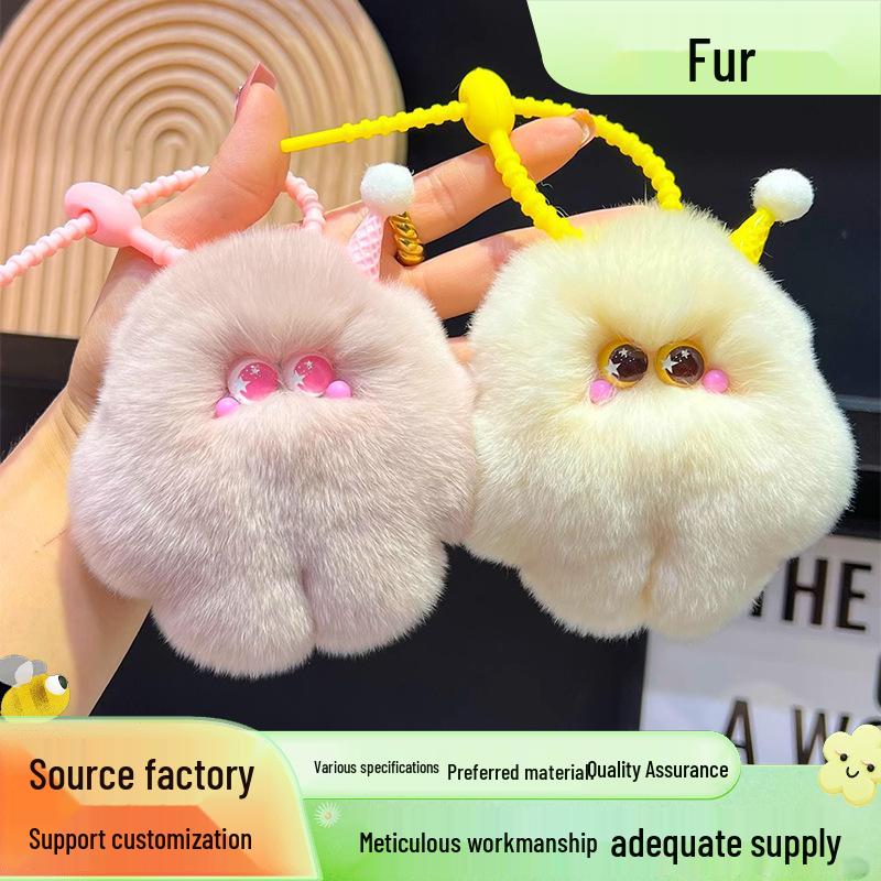 Adorable Dopey Ice Cream Keychain & Pom-Pom Bag Charm
