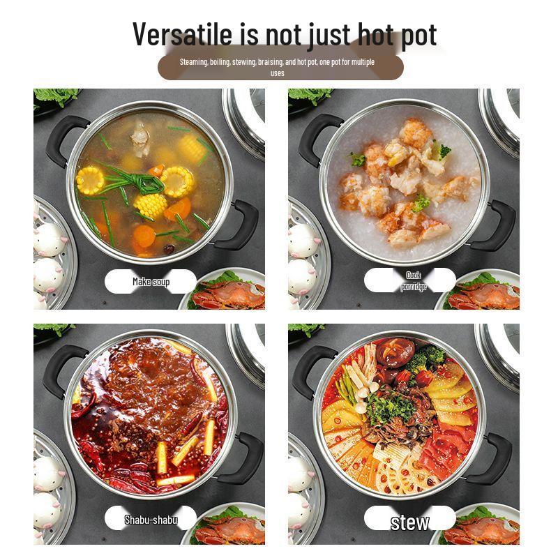 Bayco Stainless Steel Steamer & Hot Pot