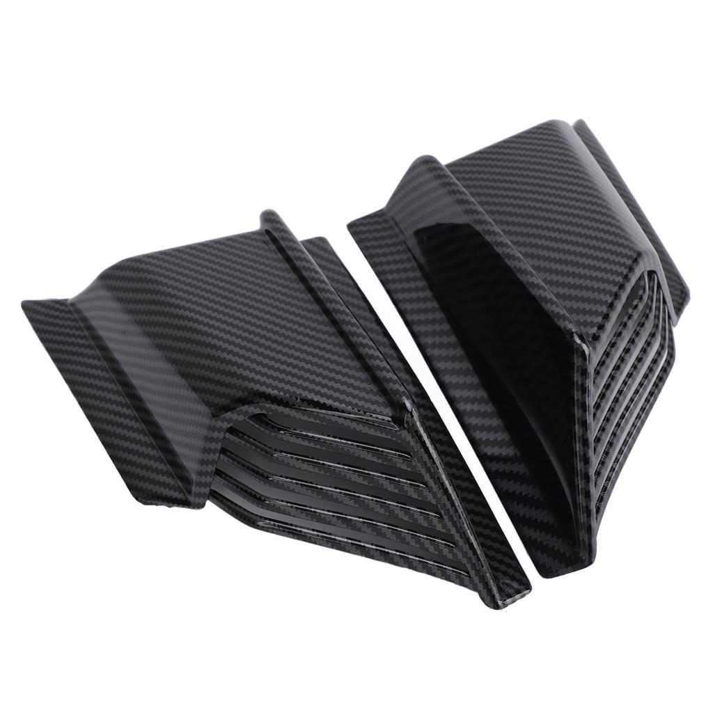 1 Para Motocyklowy Przedni Spoiler ABS Ochrona przed Uderzeniami Boczne Owiewki Skrzydełka dla ADV 160 2019?2024