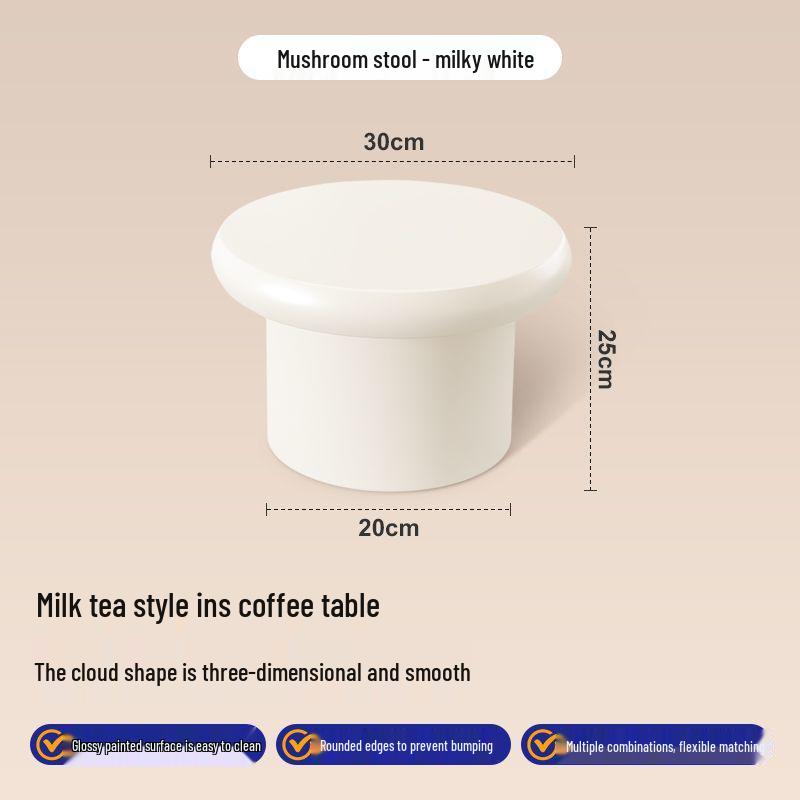Tavolino da Caffè a Forma di Nuvola - Design Francese di Lusso per Soggiorni Moderni e Piccoli Appartamenti
