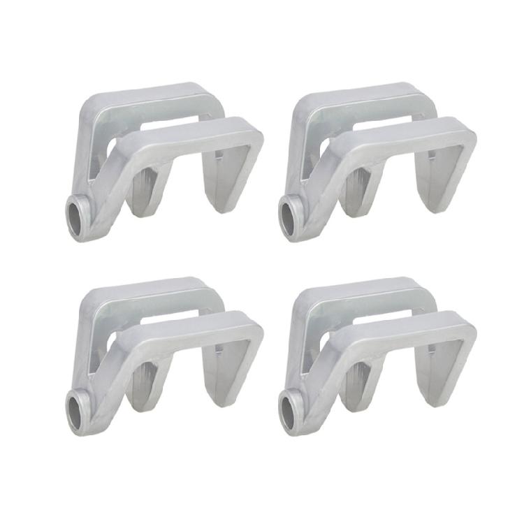 

4pcs Durability Waterproofed Bumper Versatiles Marine Hook Kayaks Paddles Clip During Docking and Maintenances светло-серый