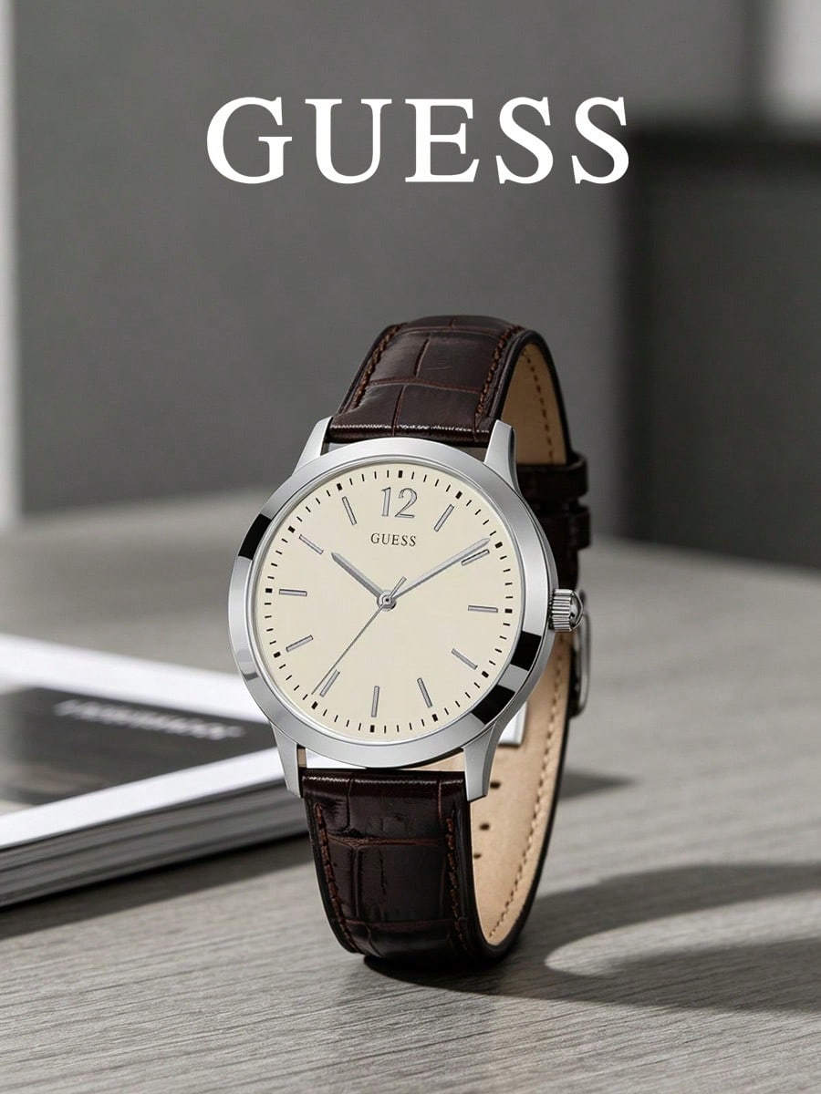 GUESS Men s Quartz watch W0922G2 коричневый