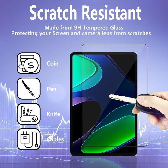 Verre Trempé pour Xiaomi Pad 6 /6 Pro 11 Pouces - Protection d'écran Anti-Rayures Transparent