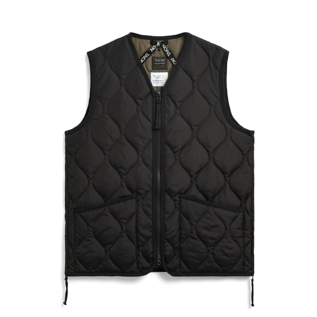 Taion Down Vest Black 001ZML-1