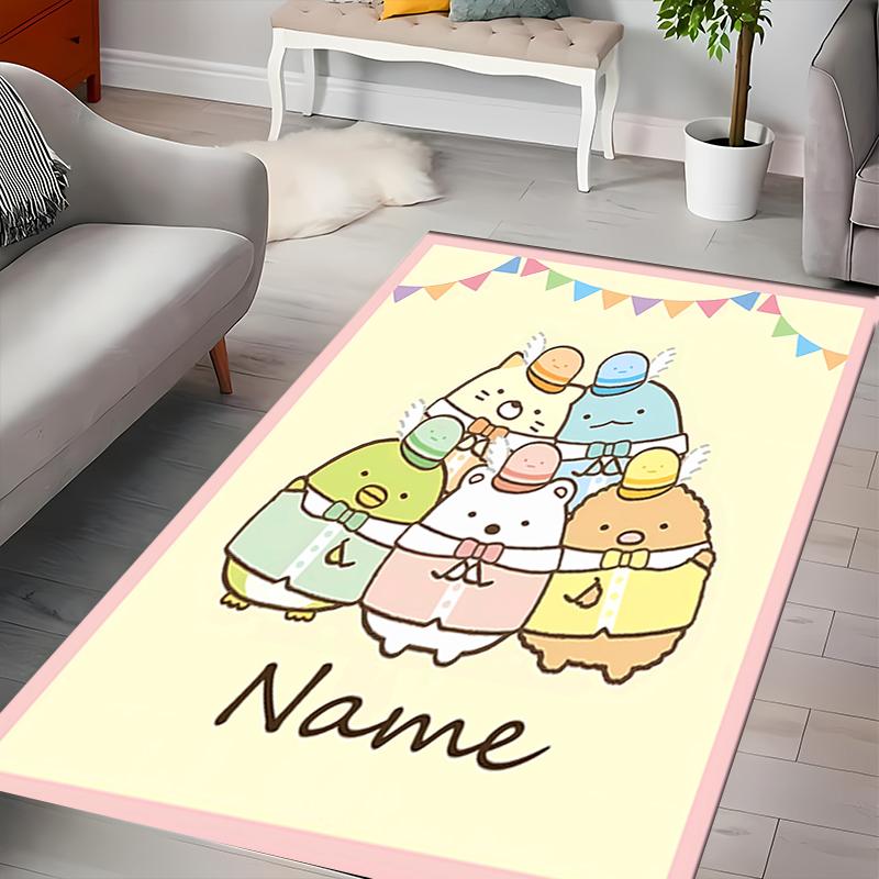 Custom personalization Sumikko Gurashi Area Rug - Perfect For Kitchen, Bathroom,Laundry Room Decor Large Size Available,Gift All Seasons