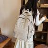 Zaino piccola borsa a quadri fresca zaino scolastico femminile studente universitario zaino scuola media leggero semplice grande capacità zaino moda ragazza