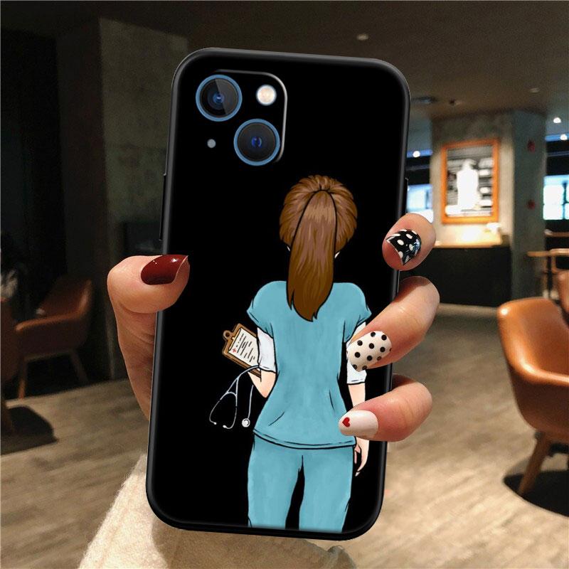 Arzt Krankenschwester Muschel Handyhülle für Samsung Galaxy A11 A12 A13 A15 A52S A53 A55 A56 A70 A71 A72 A73 F06 F16 F56 S10 Plus S10e