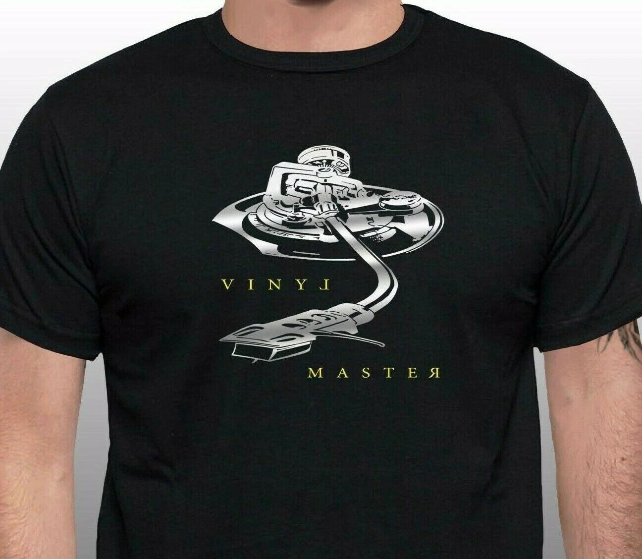 DJ T-Shirt Technics MK2 Classic Vinyl Deejay Music Audio Culture Graphic Tee XXL