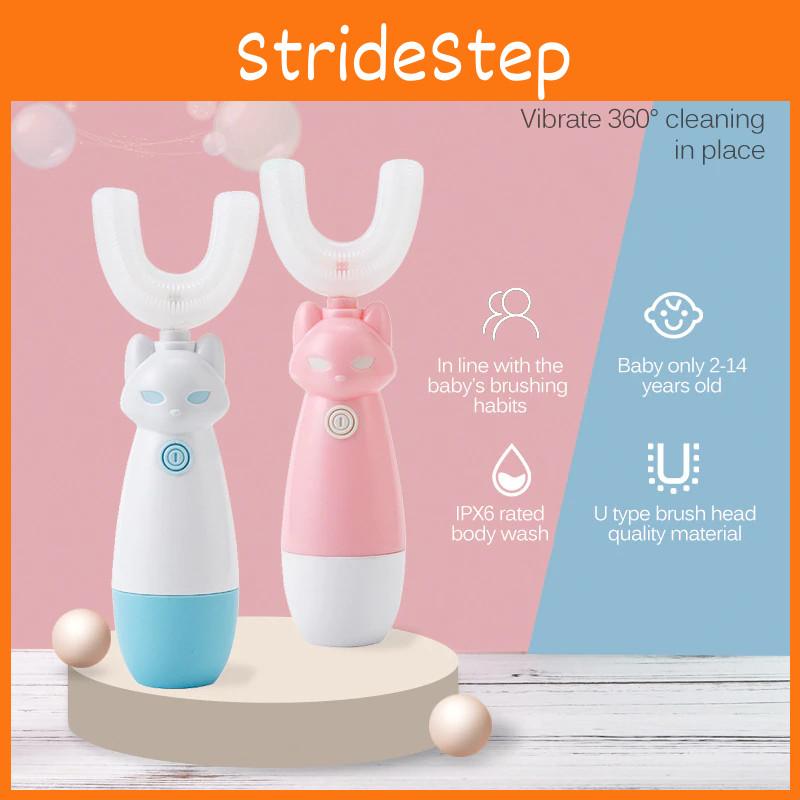 Durable Electric Toothbrush For Kids With Silicone Brush Head And Long Battery Life