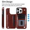 Flip PU Leather Phone Case for IPhone 13 12 Mini 17 Air 16E 16 15 Plus 14 11 Pro Max Wallet  with Card Holder Shockproof Cover