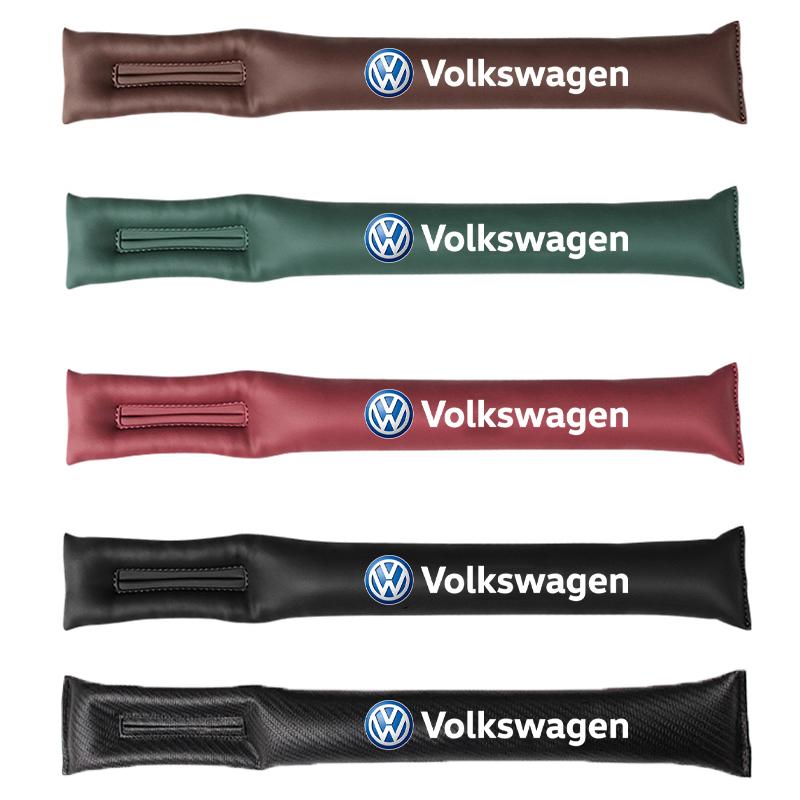 2Pcs Car Seat Gap Filler Strip Soft Pads Leather For Peugeot For VW GTI Polo Passat B8 Golf  MK7 Tiguan Jetta CC B6/Car Keychain Zk6