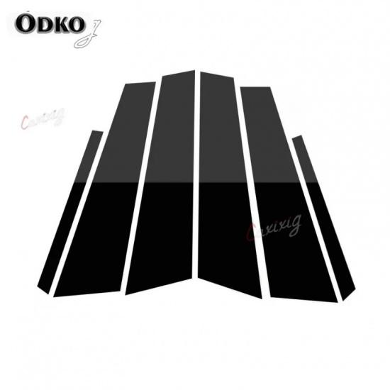 Car Door Window Column BC Pillar Post Trim Sticker Cover for KIA Optima K5 Magentis Lotze 2011 2012 2013 2014 2015 Accessories