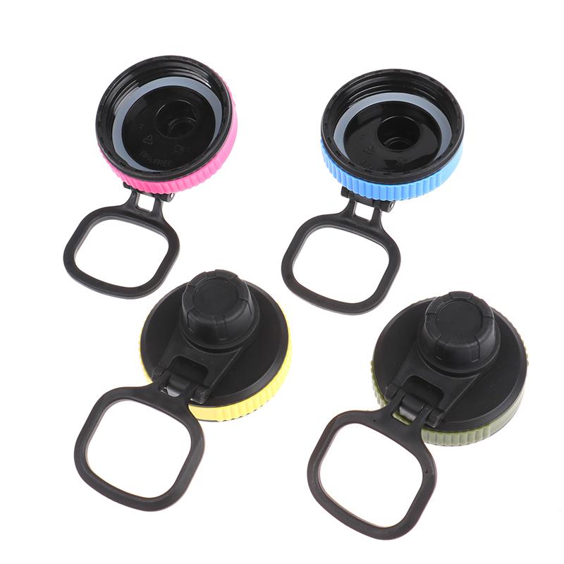 Náhradní víčko s brčkem a výklopným uzávěrem na láhev pro širokohrdlou láhev na vodu, venkovní přenosná plastová láhev