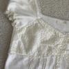 Lace Frill Crop Top Cream Color Vintage Square Collar Puff Sleeve T-shirt Y2K Aesthetic Grunge Women Sweet Tees