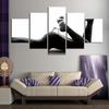 5Pcs Sexy Lady Naked Body Woman Decor Canvas Wall Art 5 Pieces Pictures Poster Modern Paintings HD Print Home Decor 5 Panel