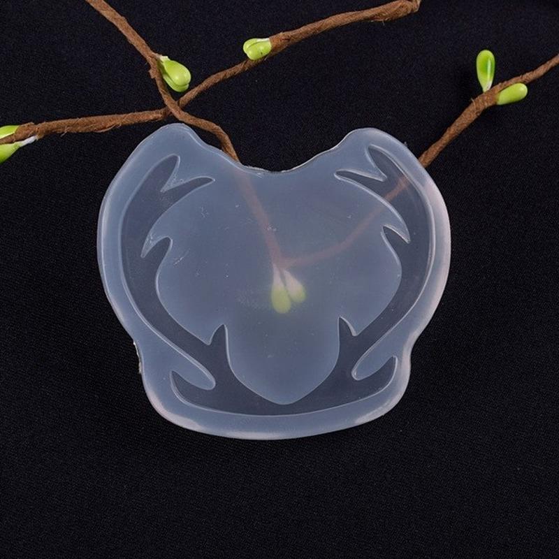 3Pcs/Set Antlers Shaped Silicone Mold for Jewelry Craft Making Tools DIY Fondant Cake Moulds