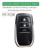 Silicone Car Key Case Cover For Toyota CHR Hilux Fortuner Land Cruiser 200 Camry Corolla Crown RAV4 Highland Accessories