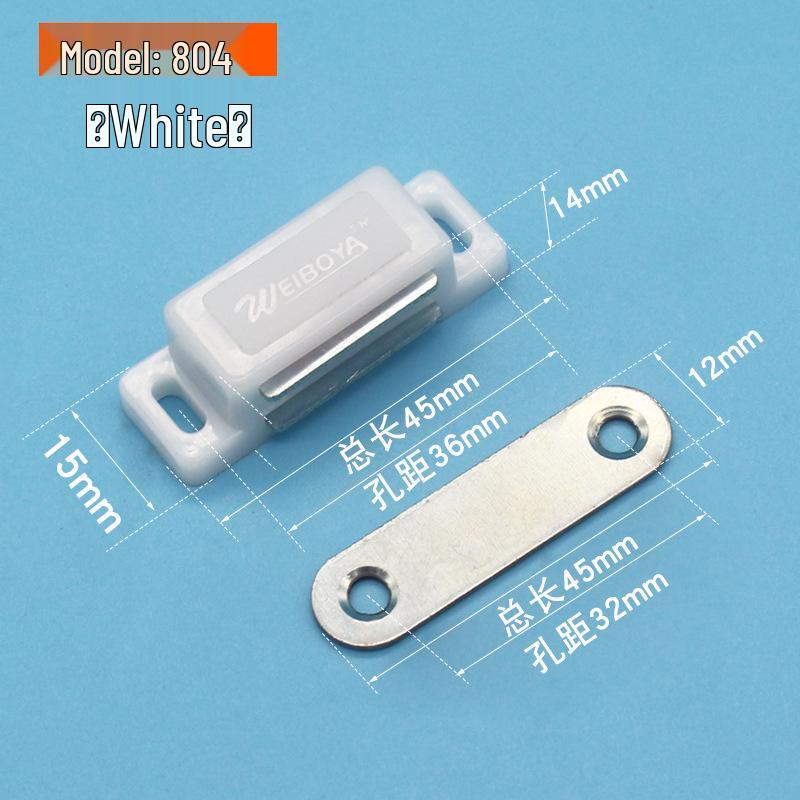 Plastic Cabinet Door Magnetic Suction Cup Catch Closer 804A