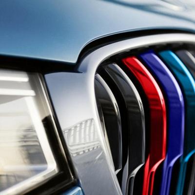 Car Sticker Front Grille Trim For BMW Series 1 2 3 4 5 6 7 8 X1 X2 X3 X4 X5 X6 X7 Z4 E46 E90 F30 E60 E81 F20 F45 F36 F10 F48 F2