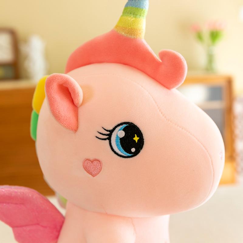 11/15/19/23 Inch Unicorn Stuffed Animal Cute Sitting Plush Toy Decor Soft Birthday Gift for Baby Girls