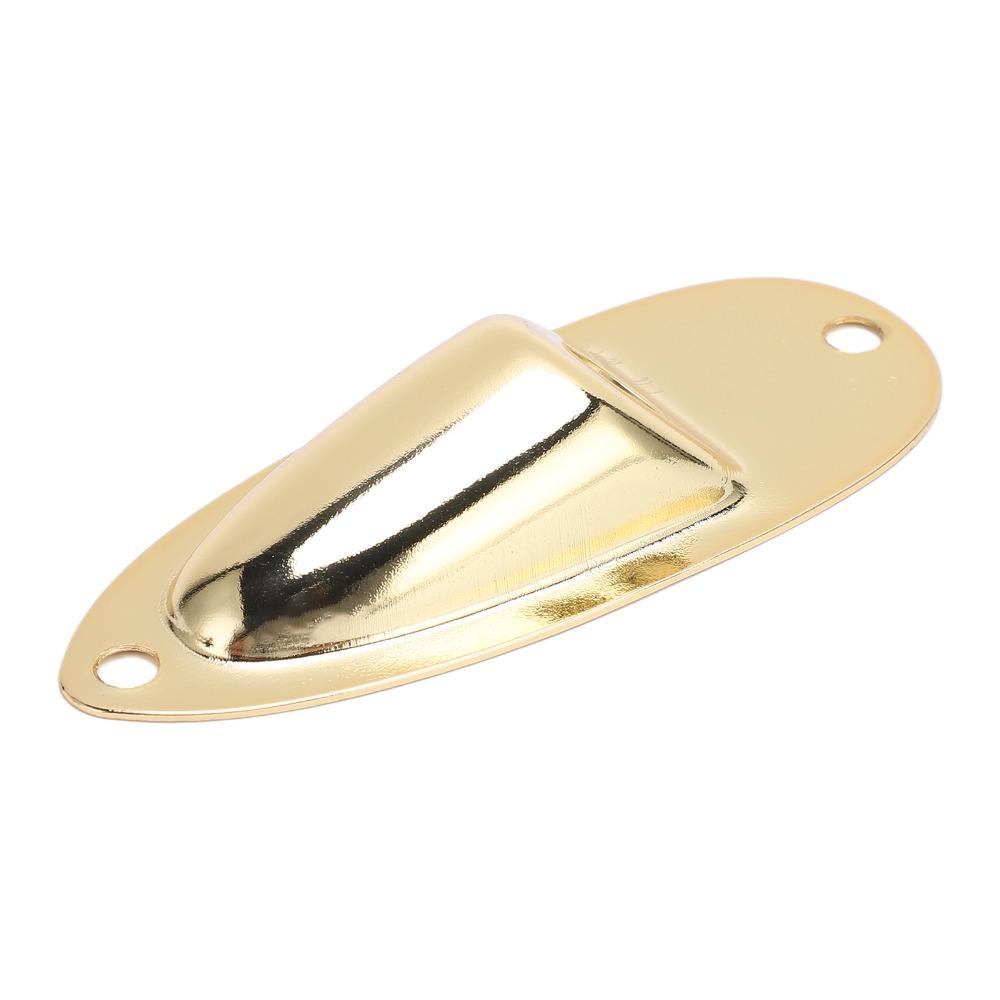 With Screw Input Output Socket Plate Golden Guitar Replacement Jackplate Electric Guitar Accessory