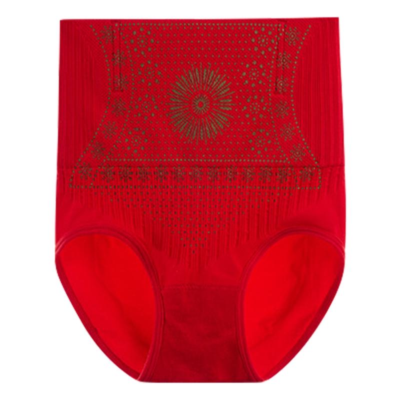 Women High Waist Hip Lifting Abdominal Shaping Briefs Slimming Panties