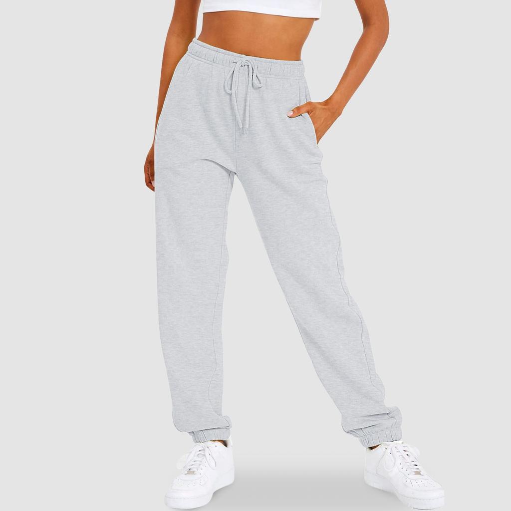 Women's High Waisted Sweatpants Workout Active Joggers Pants Casual Comfort Baggy Trousers Woman Clothing Pant