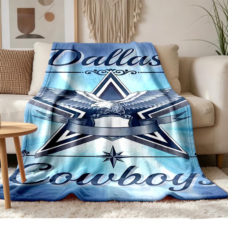 Dallas Cowboys Soft and Comfortable Flannel Suitable for Sofas Living Rooms Outdoor Camping Travel and Also Makes a Great Anniversary Gif