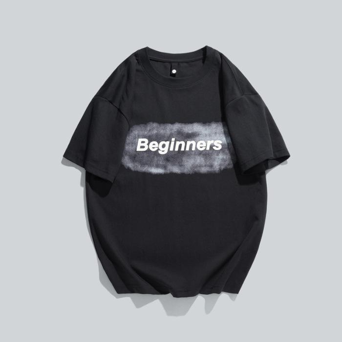 New Short-sleeved T-shirt Men's Soft Top Printed American T-shirt