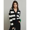 Women's Striped Knit Cardigan