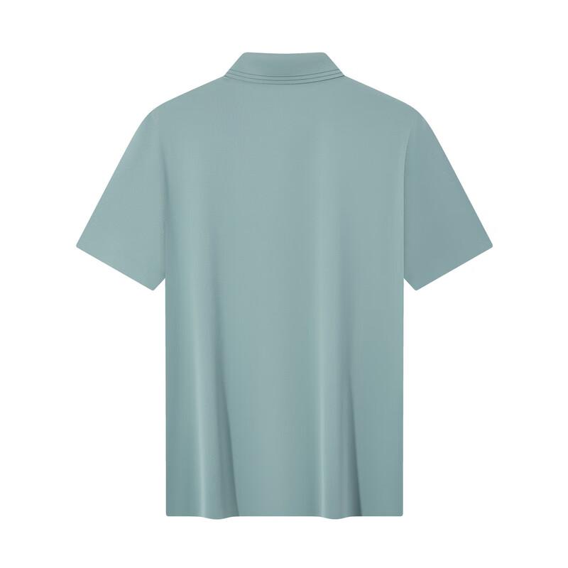 Septwolves Men's Seamless Silk Blend Polo Shirt