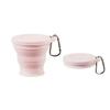 1-10PCS 180ML Silicone Collapsible Water Cup Outdoor Camping Travel Portable Foldable Lid Coffee Cup Sports Hiking Accessories