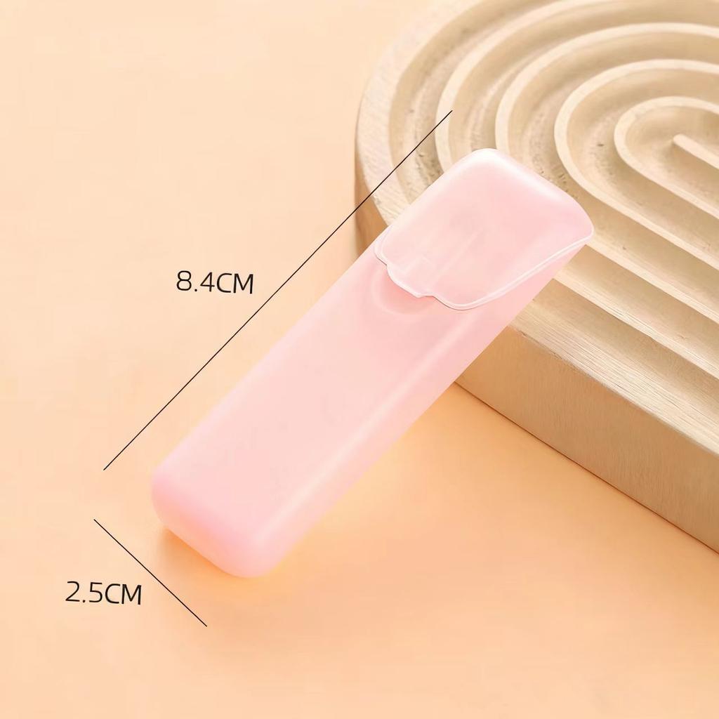 1/6PCS Portable PP Plastic Mini Travel Organizer - Eco-Friendly Storage Case for Toothpicks, Floss & Small Daily Items